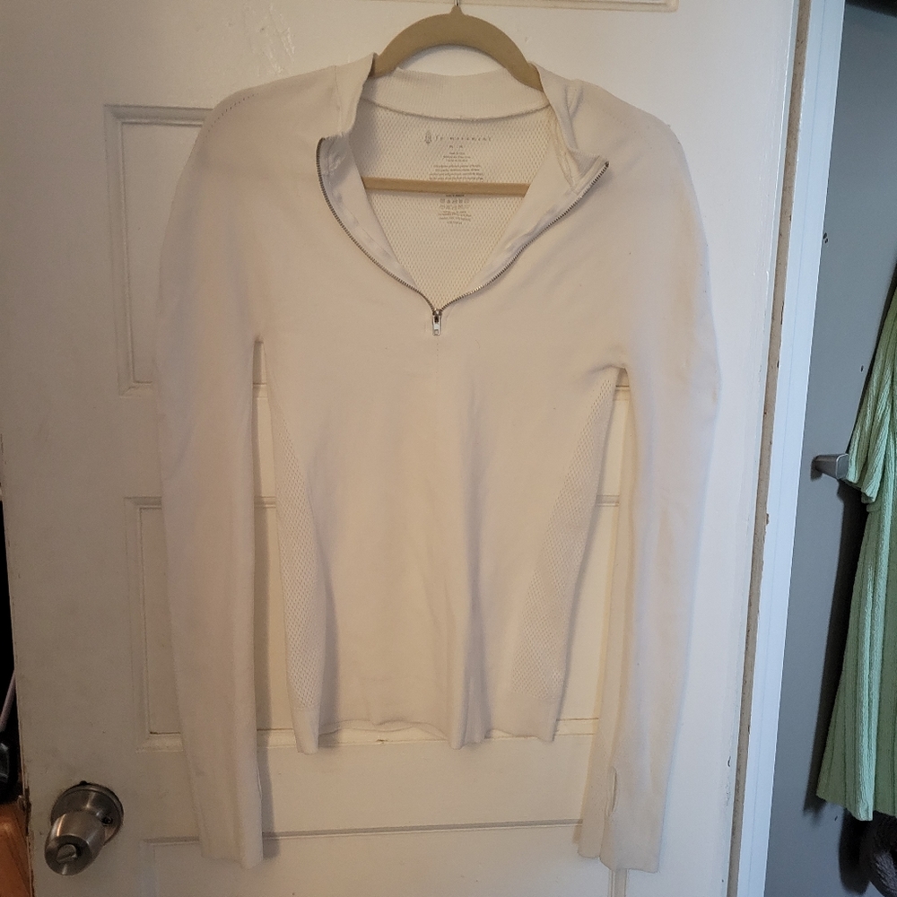 Half half zip top